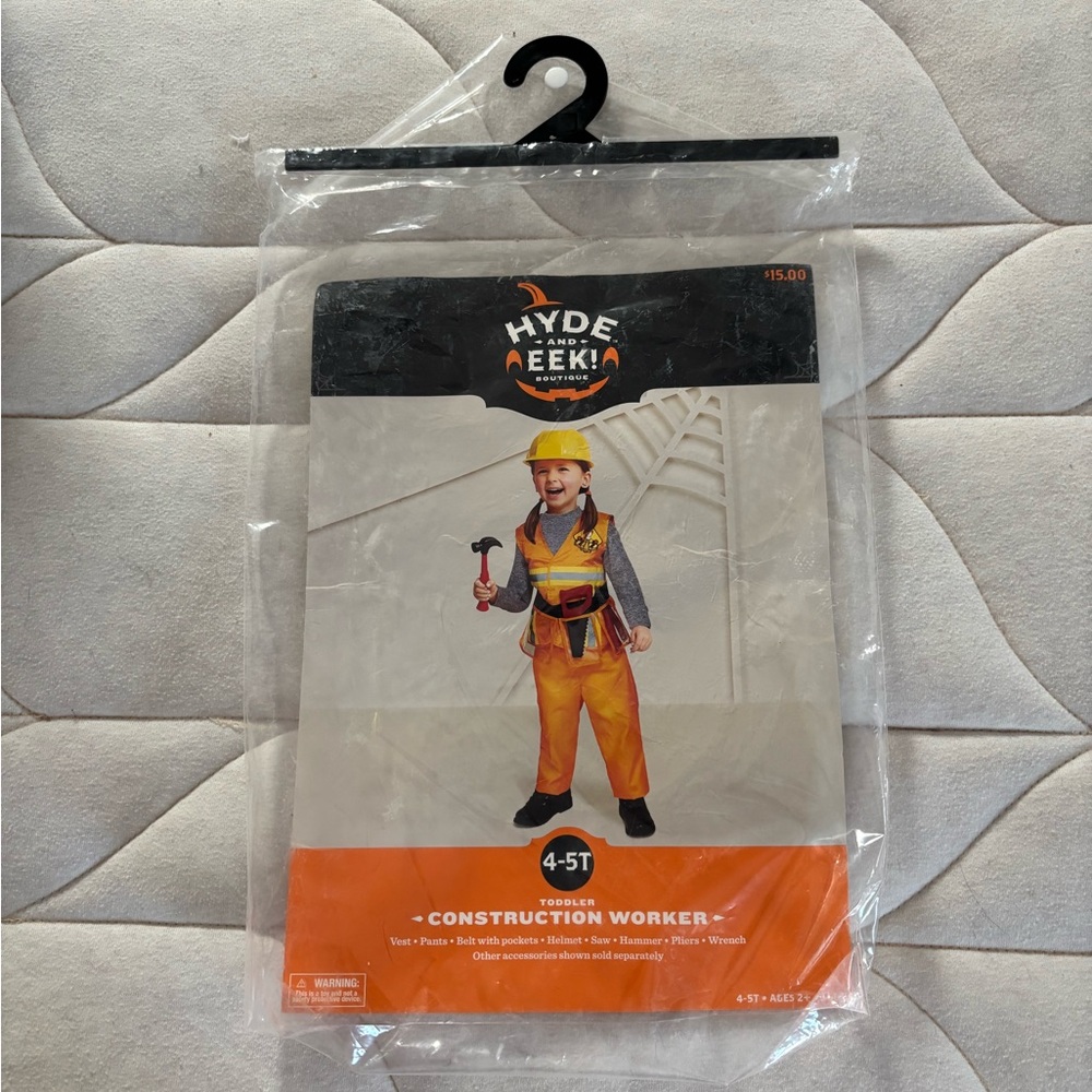 Hyde & Eek! Toddler Construction Worker Costume